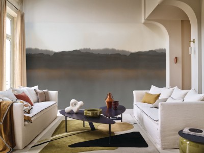 Papier peint pour 4 murs style dune montagnes abstrait Casamance chez Tollens